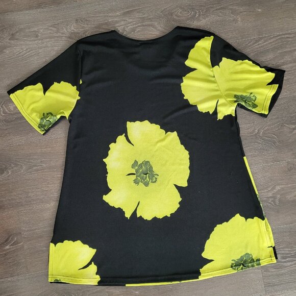 Jostar Women XL Green Lettuce Flower Top Vintage Made in USA - Picture 5 of 8